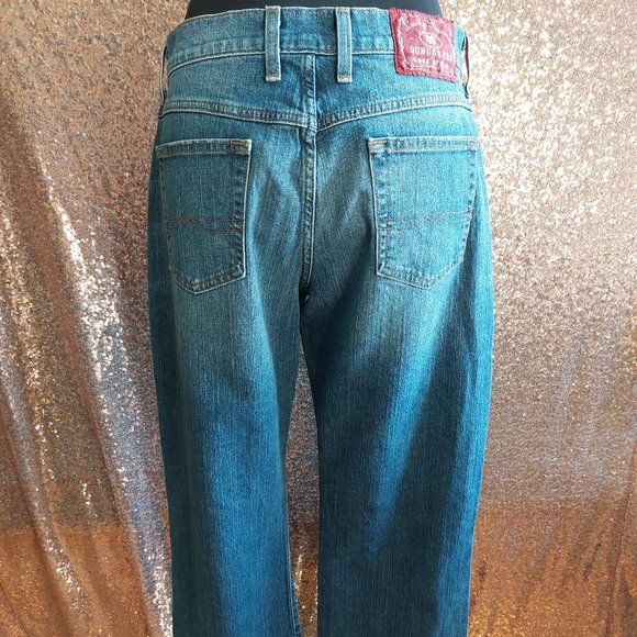 Lucky Brand Dungarees by Gene Montesano Straight Legs Denim Jeans 10/30 - Picture 2 of 9
